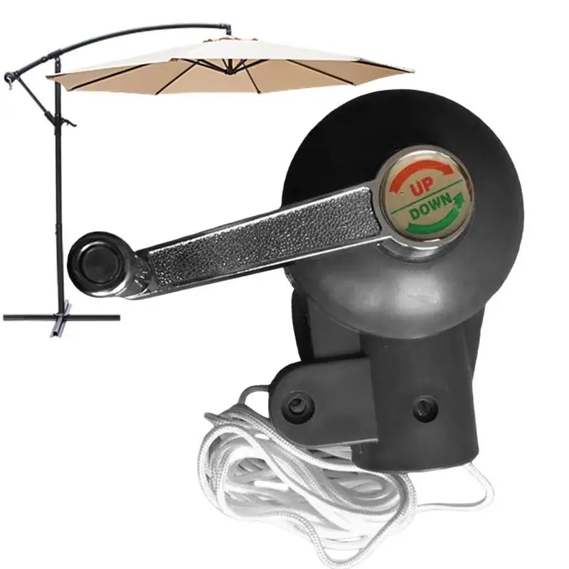 

Umbrella Hand Crank Replacement Sturdy Steel Hand Crank For Outdoor Umbrellas Sunshade Controling Crank For Outdoor Umbrella