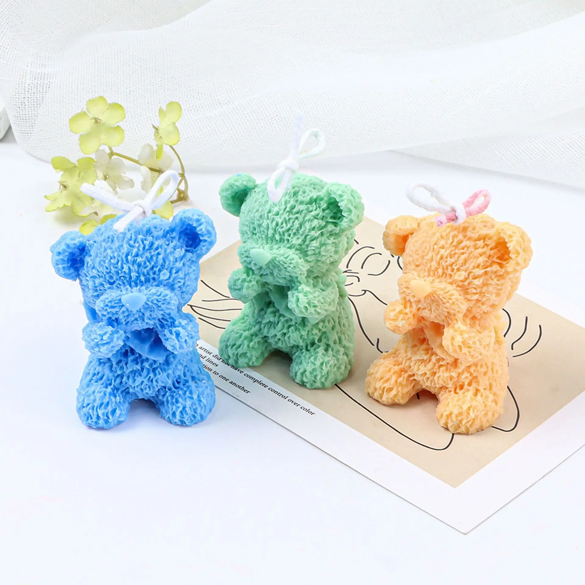 Cute Bear Scented Candle Mold Animal Silicone Mold for Candles Home Decoration Crafts Mold Resin Clay DIY Bath Ball Soap Gifts 
Cute Bear Scented Candle Mold Animal Silicone Mold for Candles Home Decoration Crafts Mold Resin Clay DIY Bath Ball Soap Gifts