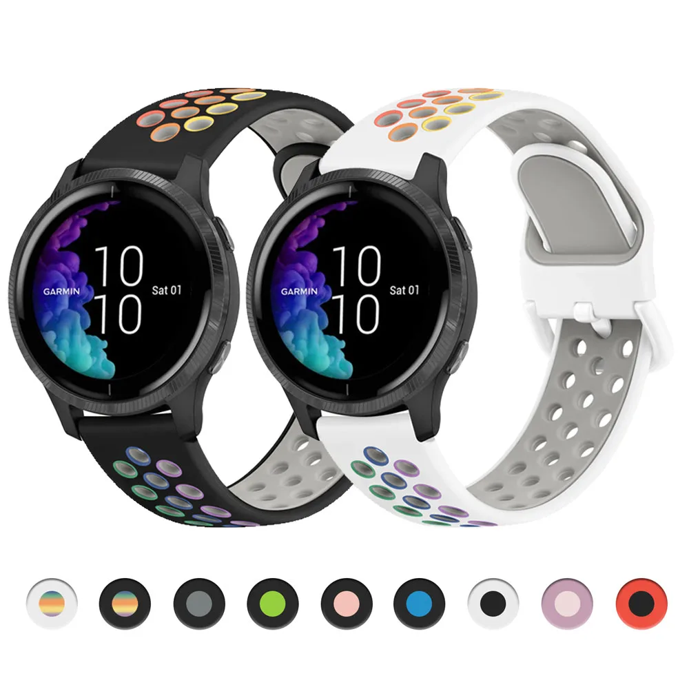 Sport Silicone Strap For Garmin Venu 2 Plus/Venu Sq music/Vivomove 3 Band Bracelet For Forerunner 245 Music/645 music/55 Strap
Sport Silicone Strap For Garmin Venu 2 Plus/Venu Sq music/Vivomove 3 Band Bracelet For Forerunner 245 Music/645 music/55 Strap