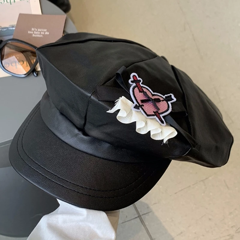 Love Heart Patched Hat Newsboys Cap Fashio`n Octagonal Hat for Female Girl Drop shipping
Love Heart Patched Hat Newsboys Cap Fashio`n Octagonal Hat for Female Girl Drop shipping