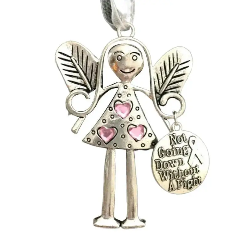 

Angel Ornaments For Christmas Tree Friendship Pendant Holiday Decor Crazy Beautiful Friends Forever Metal Pendants Guardian
