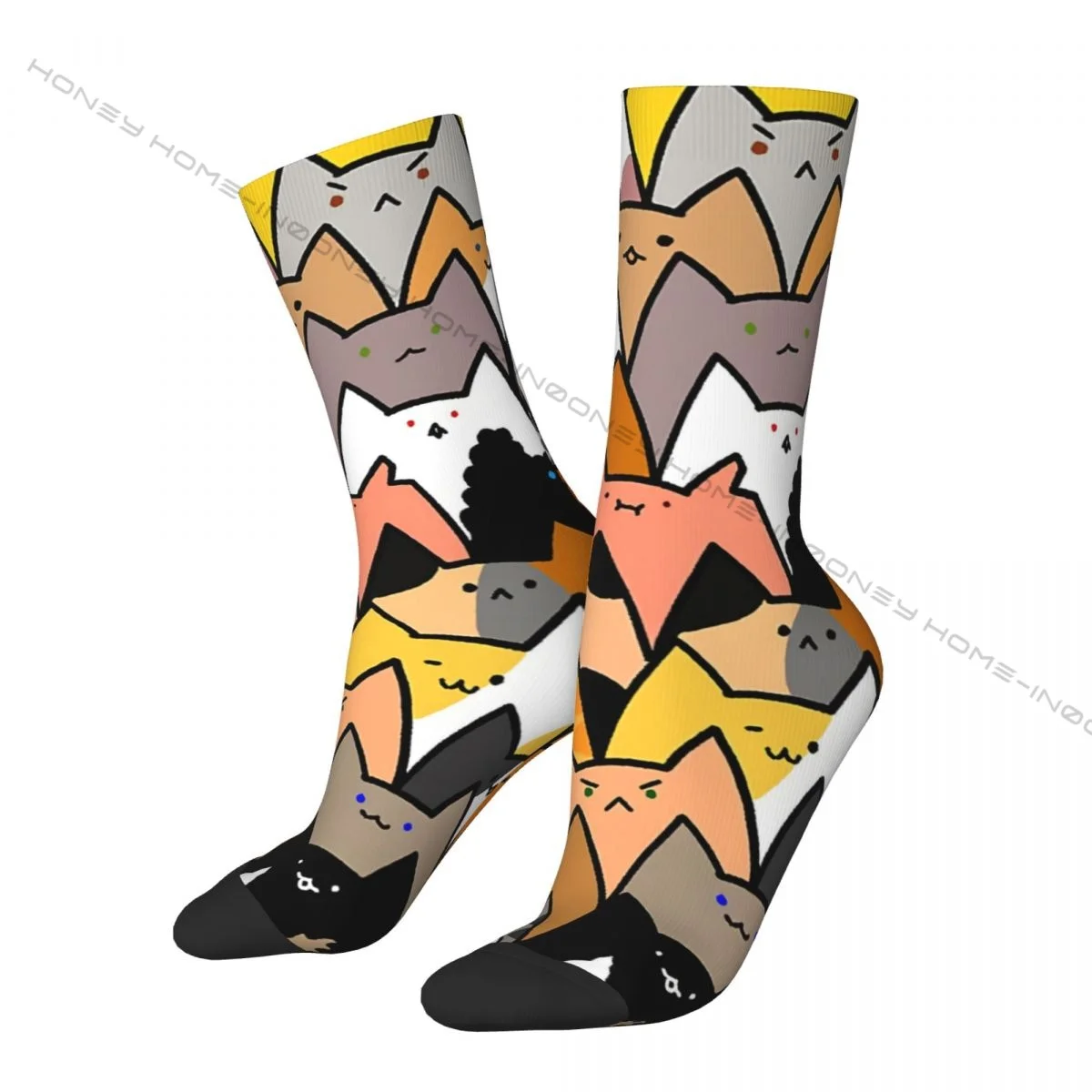 Hip Hop Retro Kitty Crazy Men's Socks Cat Meow Unisex Harajuku Pattern Printed Funny Happy Crew Sock Boys Gift
Hip Hop Retro Kitty Crazy Men's Socks Cat Meow Unisex Harajuku Pattern Printed Funny Happy Crew Sock Boys Gift