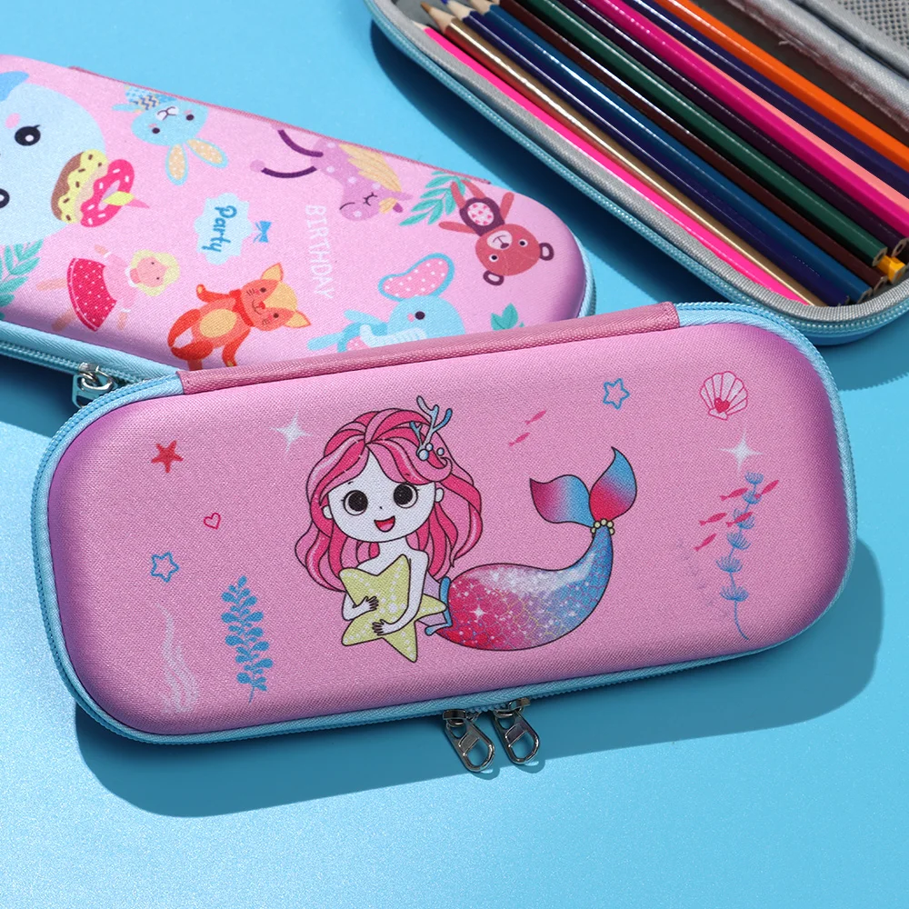 Generic 3D Kawaii Animal Pencil Case Plastic Stationery Box School