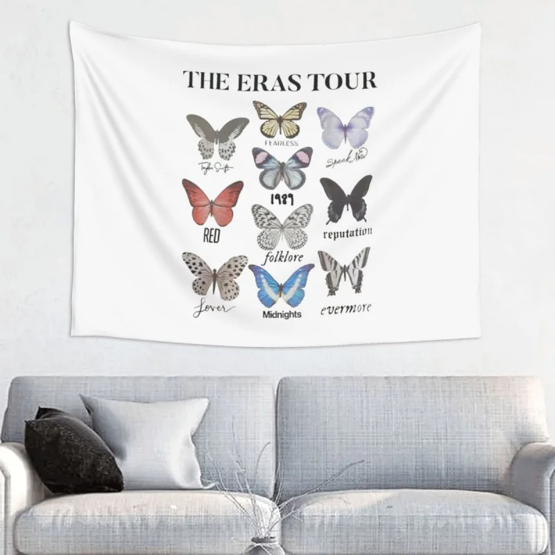 Eras Butterfly Swiftie Tapestry Hippie Fabric Wall Hanging Decoration for Bedroom Curtain Art Wall Tapestry
Eras Butterfly Swiftie Tapestry Hippie Fabric Wall Hanging Decoration for Bedroom Curtain Art Wall Tapestry