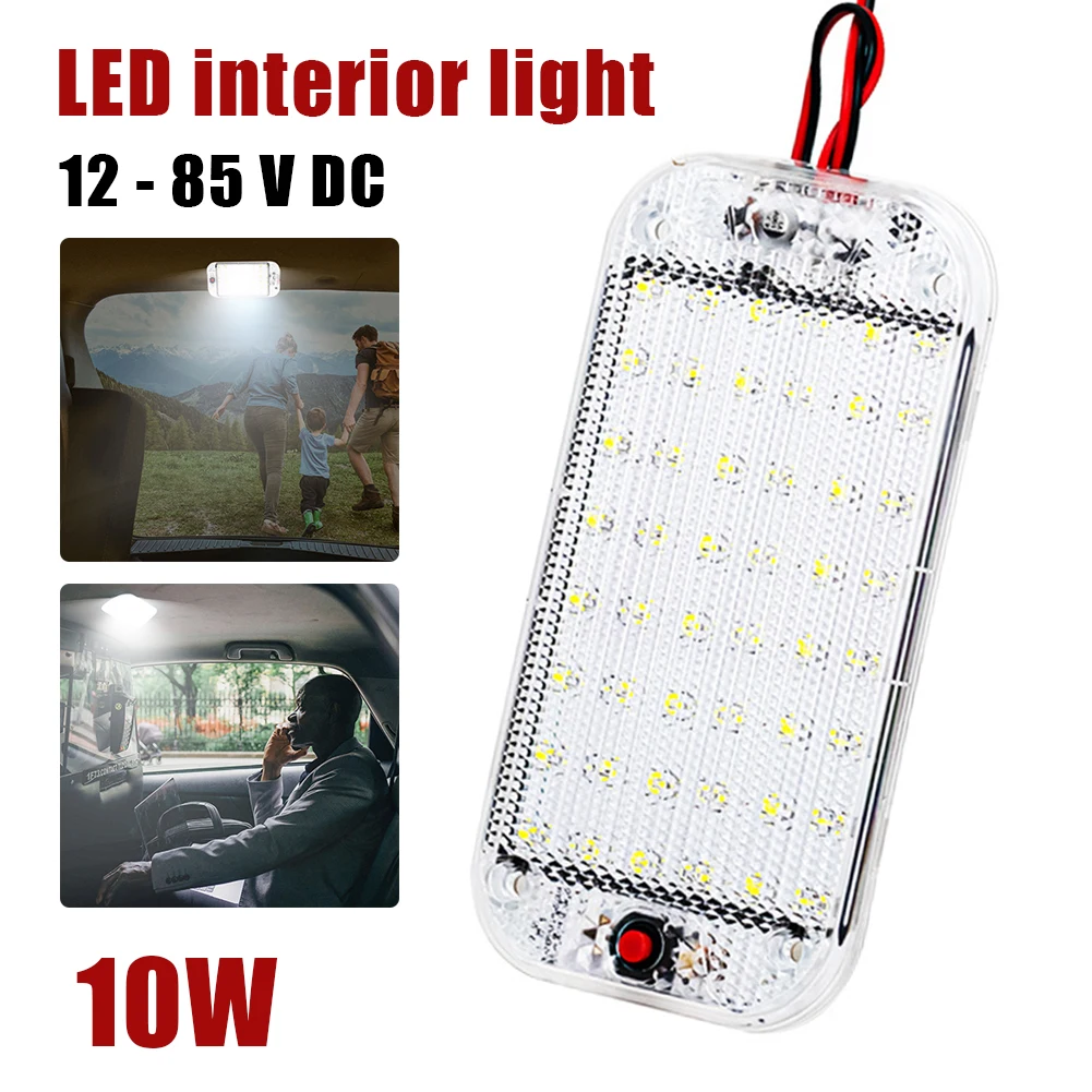 1PCS Car LED Interior Lights 48LED 12V-85V LED Car Lighting Dome Lights With Switch Roof Ceiling Reading Light For Car Truck
1PCS Car LED Interior Lights 48LED 12V-85V LED Car Lighting Dome Lights With Switch Roof Ceiling Reading Light For Car Truck