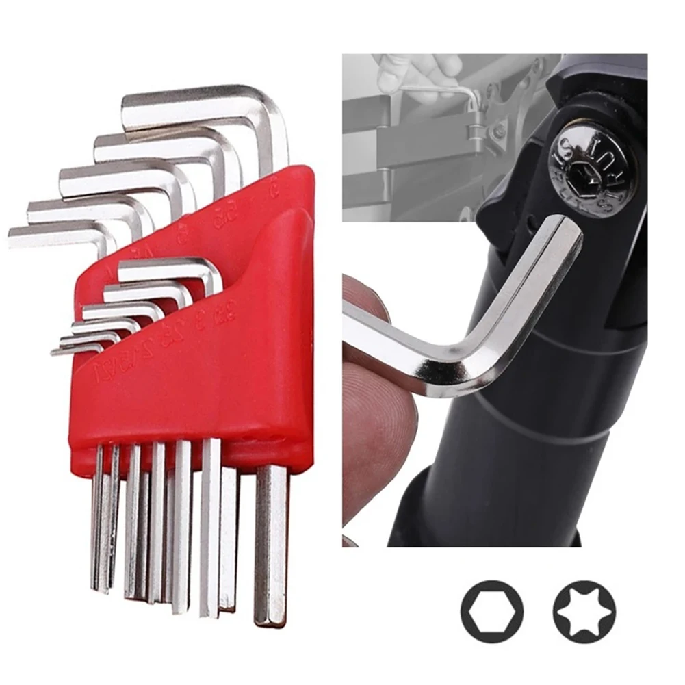 5/8/11 Pcs Metric Allens Wrench Set Inch Wrench L Wrench Keys Size Allens Key Short Arm Vehicle Repair Tool Set Home Hand Tools
5/8/11 Pcs Metric Allens Wrench Set Inch Wrench L Wrench Keys Size Allens Key Short Arm Vehicle Repair Tool Set Home Hand Tools