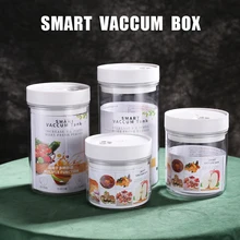 Food Storage Containers Kitchen Storage Organization Smart Vacuum Box Jars Ducts Intelligent Vacuum Pumping Fresh-keeping Pot
Food Storage Containers Kitchen Storage Organization Smart Vacuum Box Jars Ducts Intelligent Vacuum Pumping Fresh-keeping Pot