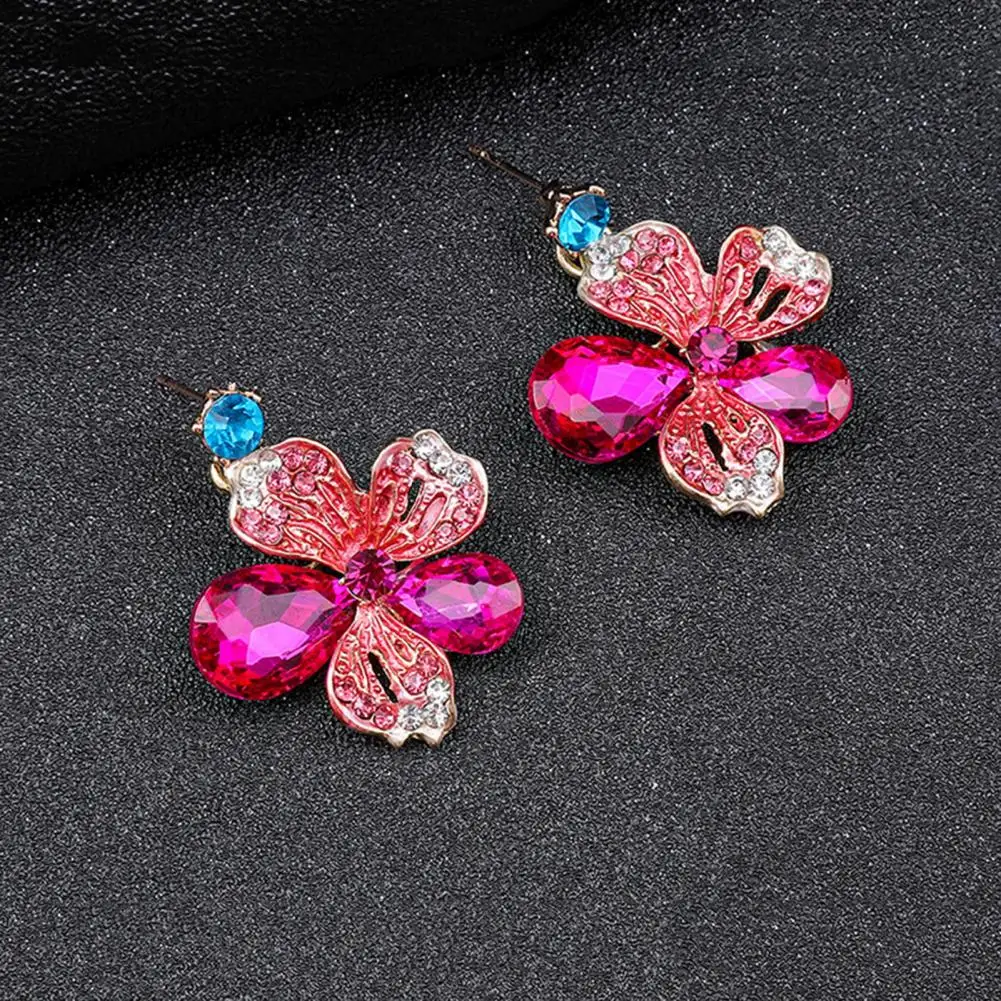 Colorful Flower Jewelry Set Colorful Rhinestone Jewelry Set for Women Flower Leaf Shape Earrings Necklace Luxury for Prom
Colorful Flower Jewelry Set Colorful Rhinestone Jewelry Set for Women Flower Leaf Shape Earrings Necklace Luxury for Prom