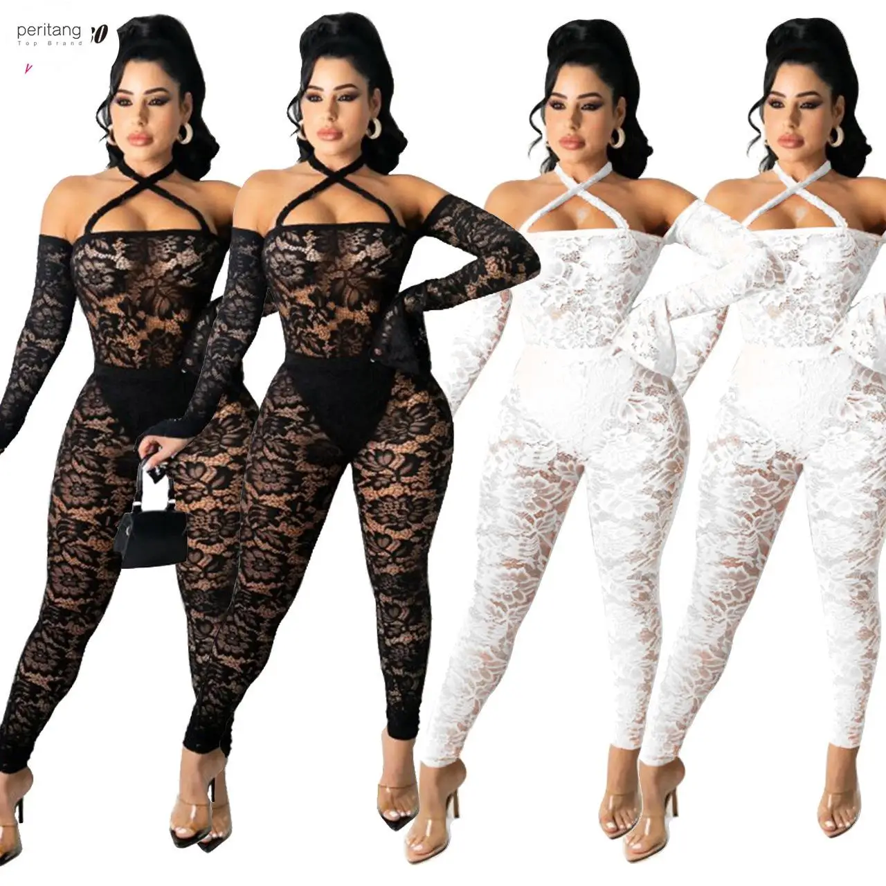 2023 Woman Elegant Clothes Clothing Casual Lace Long Jumpsuit For Women Female Romper One-piece Bodysuit Overalls Slit Outfits
2023 Woman Elegant Clothes Clothing Casual Lace Long Jumpsuit For Women Female Romper One-piece Bodysuit Overalls Slit Outfits
