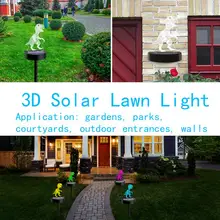 2pcs 3D Acrylic Solar Lawn Light Colorful Gradient Tyrannosaurus Light-sensing Function Solar Lawn Light Table Decoration
2pcs 3D Acrylic Solar Lawn Light Colorful Gradient Tyrannosaurus Light-sensing Function Solar Lawn Light Table Decoration