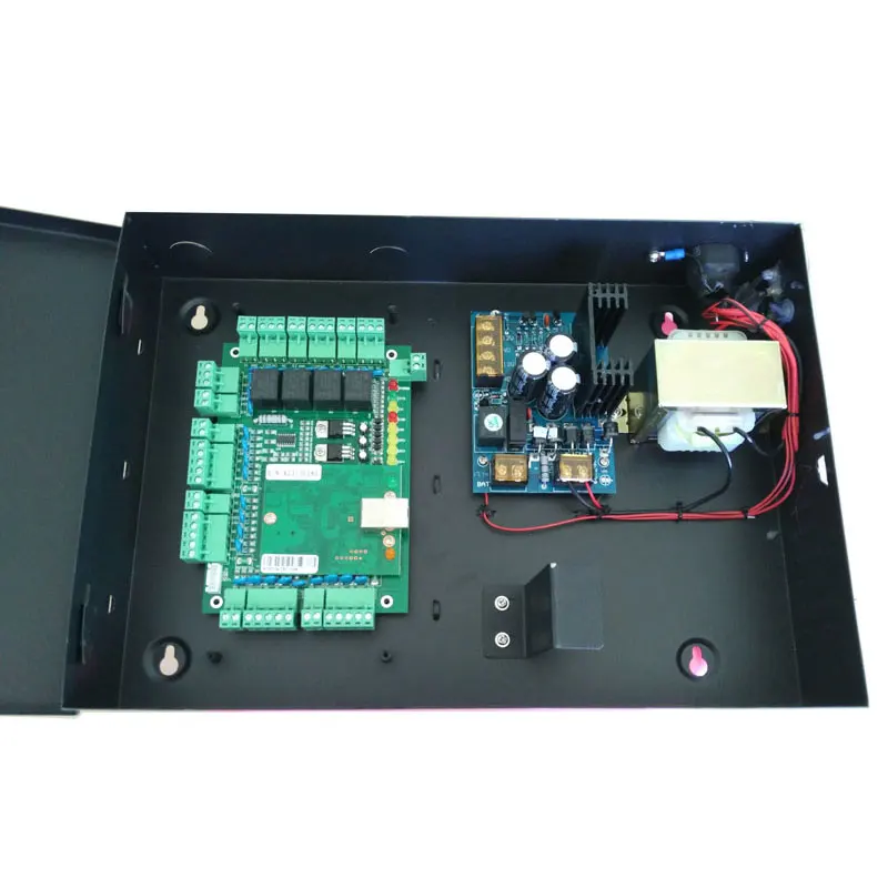 TCP/IP Four Door Access Control Kit,Big Power Case With Batter Space,Time Attendance/Access/Web/Access Alarm Function, TB04_Set
TCP/IP Four Door Access Control Kit,Big Power Case With Batter Space,Time Attendance/Access/Web/Access Alarm Function, TB04_Set