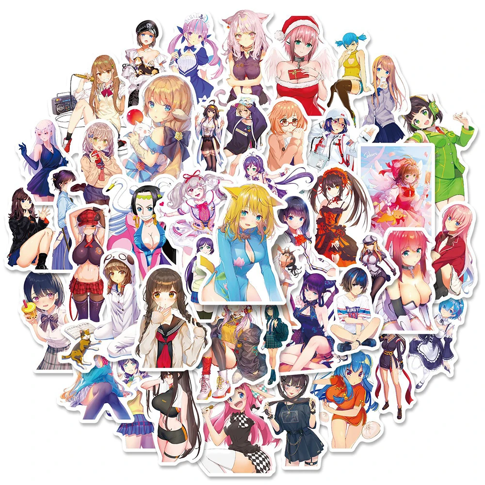 10/30/50PCS Sexy Girl Anime Stickers Graffiti Decals Phone Luggage Skateboard Fridge Cartoon Cute Sticker Gift Classic DIY Toy
10/30/50PCS Sexy Girl Anime Stickers Graffiti Decals Phone Luggage Skateboard Fridge Cartoon Cute Sticker Gift Classic DIY Toy