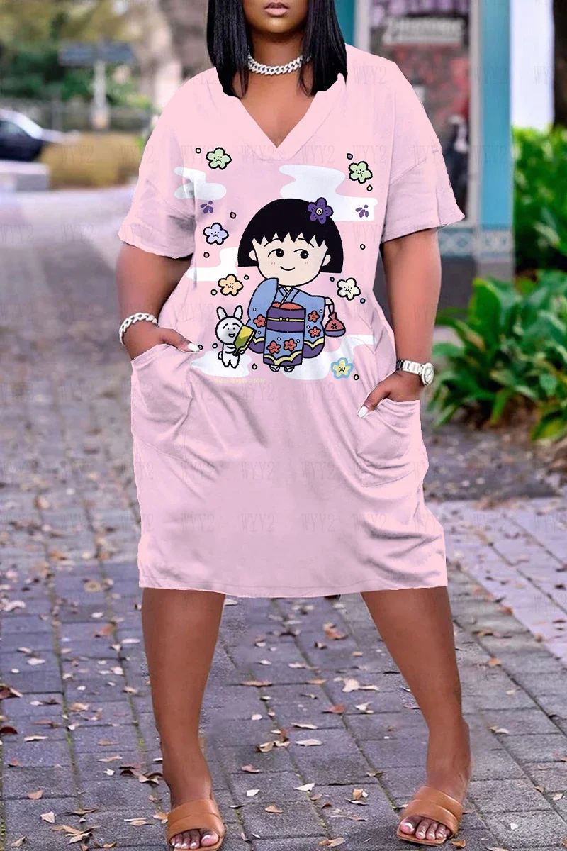 Korean Fashion Skirts V-neck Plus Size Dresses for Women 2023 Pocket Dress Y2k Streetwear Beachwear Vintage Print Long Dress
Korean Fashion Skirts V-neck Plus Size Dresses for Women 2023 Pocket Dress Y2k Streetwear Beachwear Vintage Print Long Dress