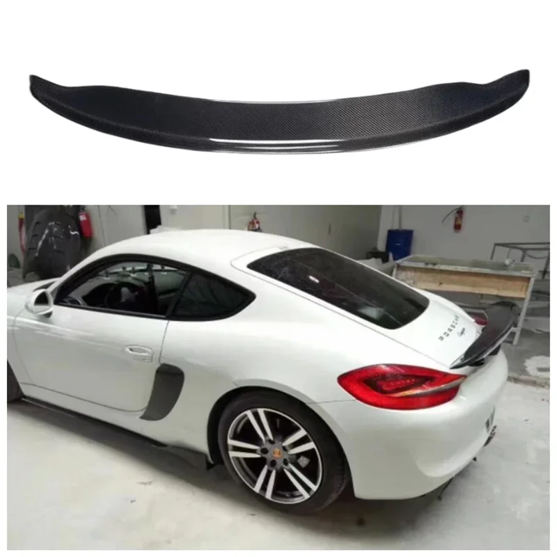 Spoiler For Porsche Cayman 981 2013 2014 2015 2016 High Quality Carbon Fiber Rear Trunk Lip Splitter Wing
Spoiler For Porsche Cayman 981 2013 2014 2015 2016 High Quality Carbon Fiber Rear Trunk Lip Splitter Wing