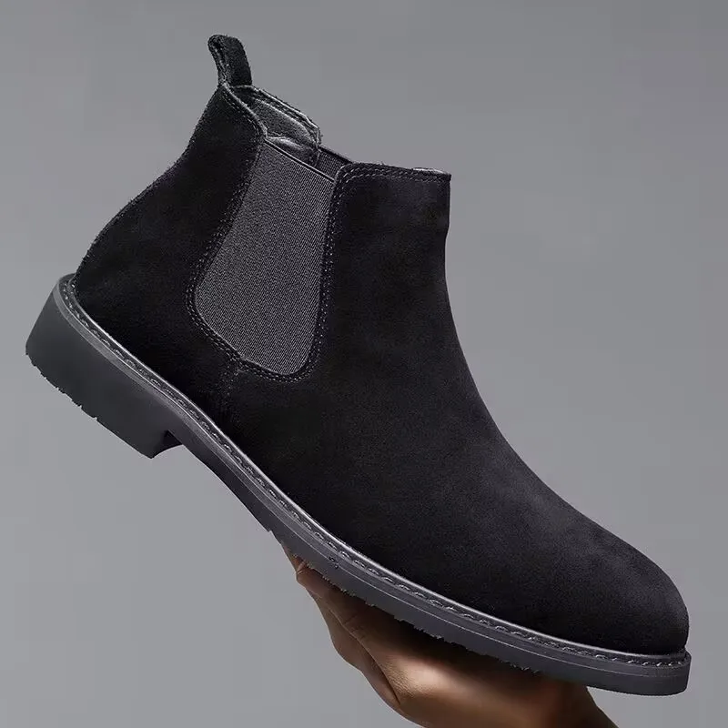 men autumn winter boots black casual flats shoes cow suede leather boot Korean style cowboy ankle botas youth streetwear botines
men autumn winter boots black casual flats shoes cow suede leather boot Korean style cowboy ankle botas youth streetwear botines