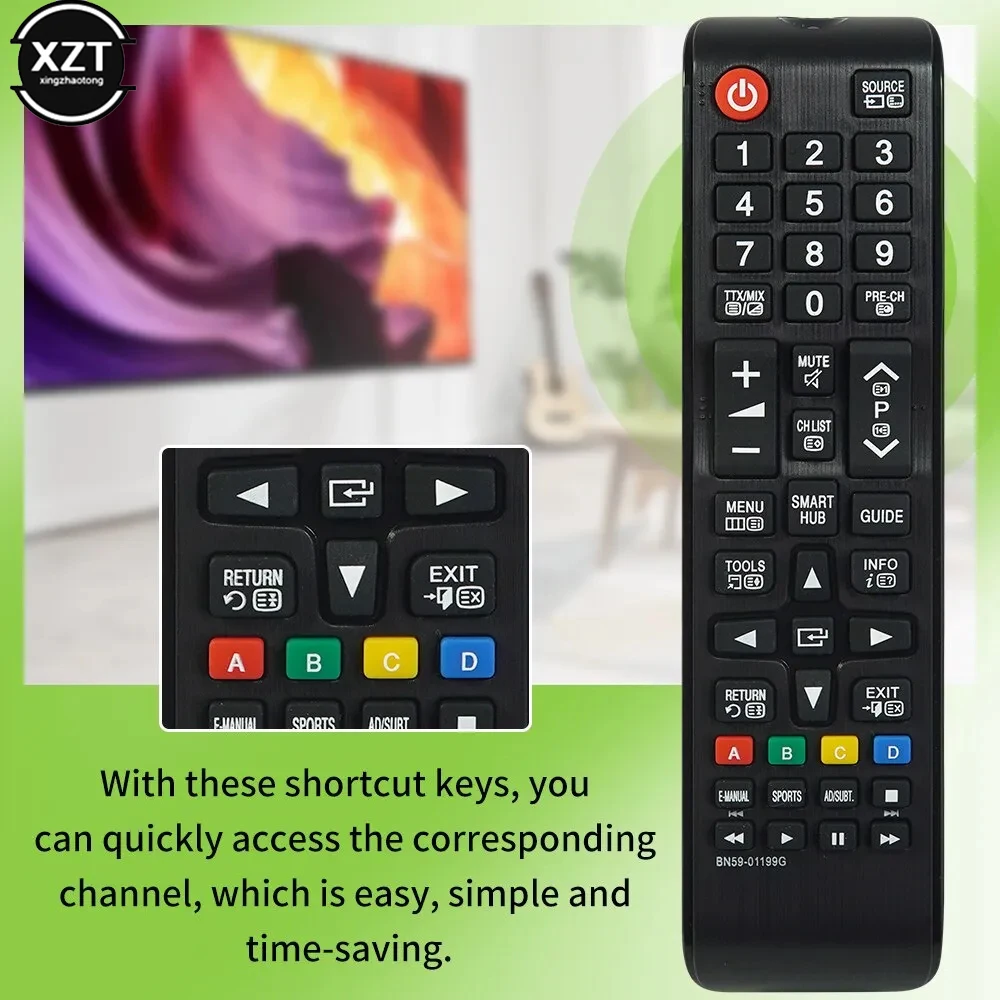 Remote Control for Samsung TV Smart TV Remote Control aa59-00603a AA59-00741A AA59-00496A AA59 Remote Controller Universal
Remote Control for Samsung TV Smart TV Remote Control aa59-00603a AA59-00741A AA59-00496A AA59 Remote Controller Universal
