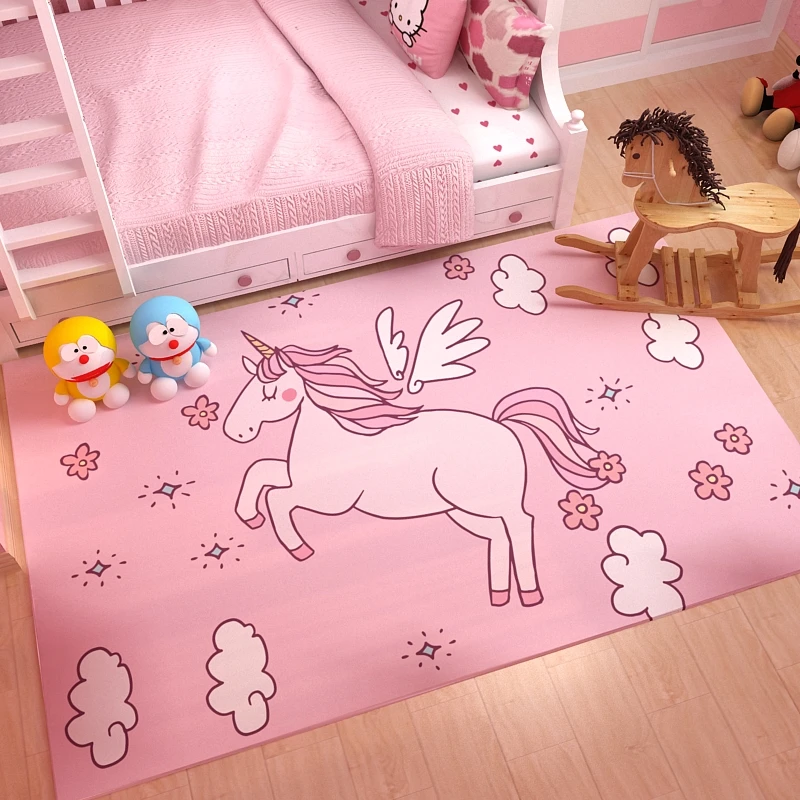 Pink Rainbow Unicorn Carpet Series Pink Rainbow Unicorn Carpet Series
