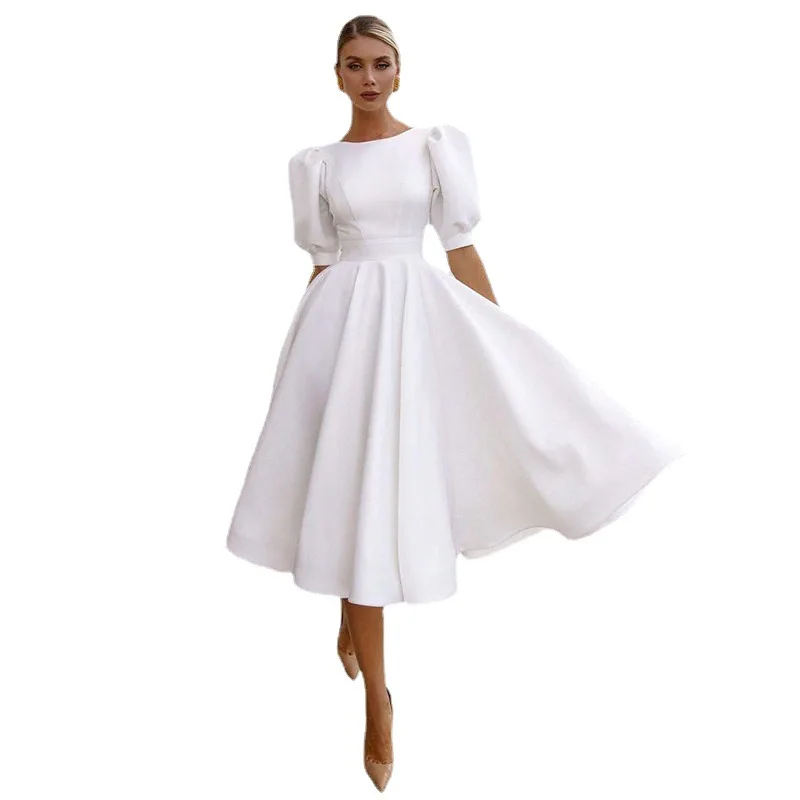 Long African Dress Women Puff Sleeve High Waist Mid Calf Length Robes Summer New Fashion Solid Elegant Party African Dress 2023
Long African Dress Women Puff Sleeve High Waist Mid Calf Length Robes Summer New Fashion Solid Elegant Party African Dress 2023