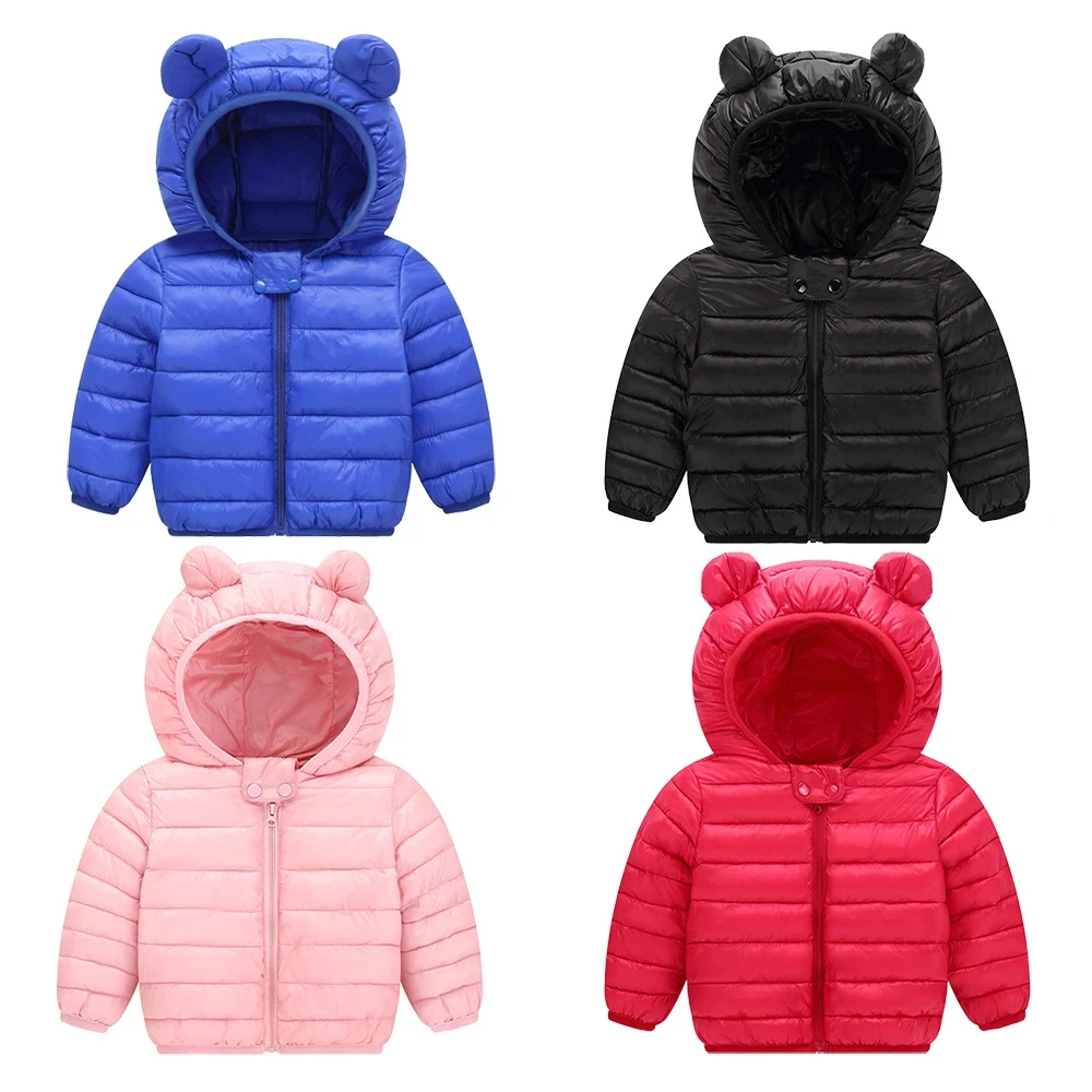 Winter Down Jacket For Boys Baby Items For Girls Light Down Padded Jacket Pink Bear Hooded Baby Outdoor Casual Snow Warm Jacket
Winter Down Jacket For Boys Baby Items For Girls Light Down Padded Jacket Pink Bear Hooded Baby Outdoor Casual Snow Warm Jacket
