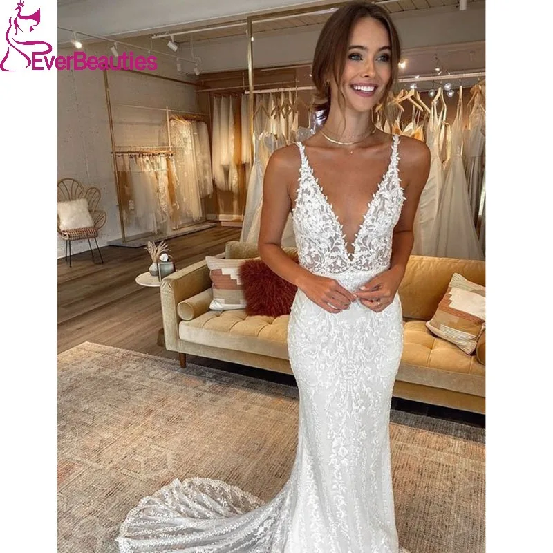 Mermaid Boho Wedding Dresses Vestidos De Novia Beach Bride Dress 2023 Wedding Gown for Women V-Neck Robe De Mariee
Mermaid Boho Wedding Dresses Vestidos De Novia Beach Bride Dress 2023 Wedding Gown for Women V-Neck Robe De Mariee