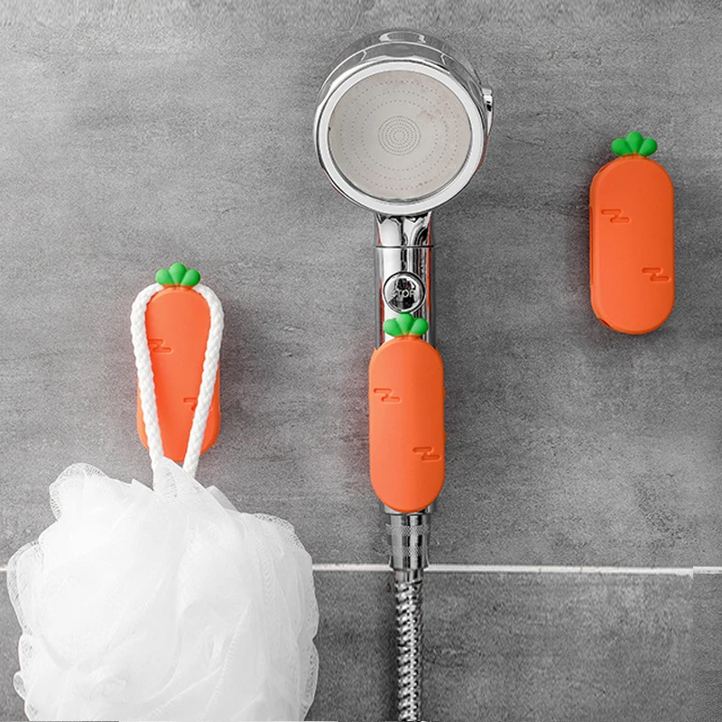 1/2Pcs Suction Cup Shower Head Holder Cute Carrot Silicone Shower Bracket Wall Mounted Shower Holder Stand Bathroom Accessories
1/2Pcs Suction Cup Shower Head Holder Cute Carrot Silicone Shower Bracket Wall Mounted Shower Holder Stand Bathroom Accessories