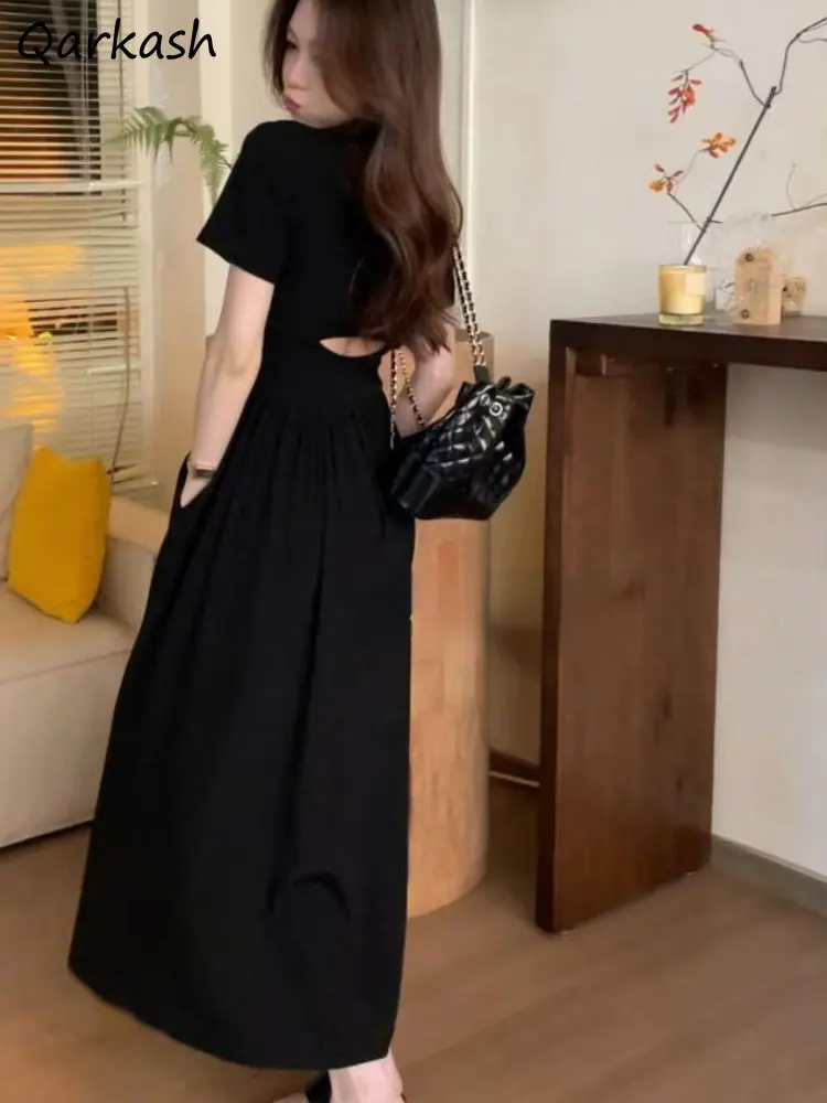 Maxi Dresses Women V-neck Temper Vintage Hollow Out All-match French Style A-line Chic Females Soft Elegant Mature Party Summer
Maxi Dresses Women V-neck Temper Vintage Hollow Out All-match French Style A-line Chic Females Soft Elegant Mature Party Summer