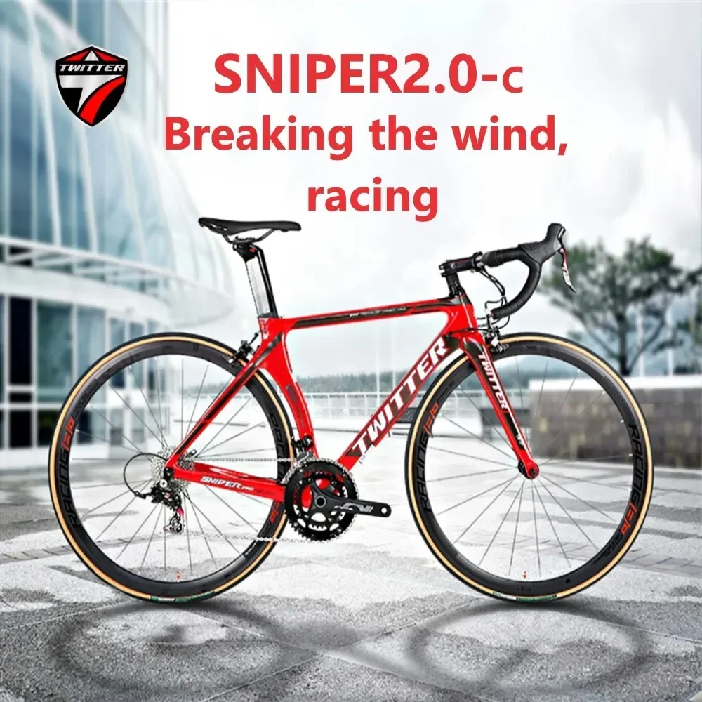 

TWITTER SNIPER2.0 RS-22S C-brake Race against the wind Carbon fiber road bike bicicletas велосипеды для взролых bycicle bicycles