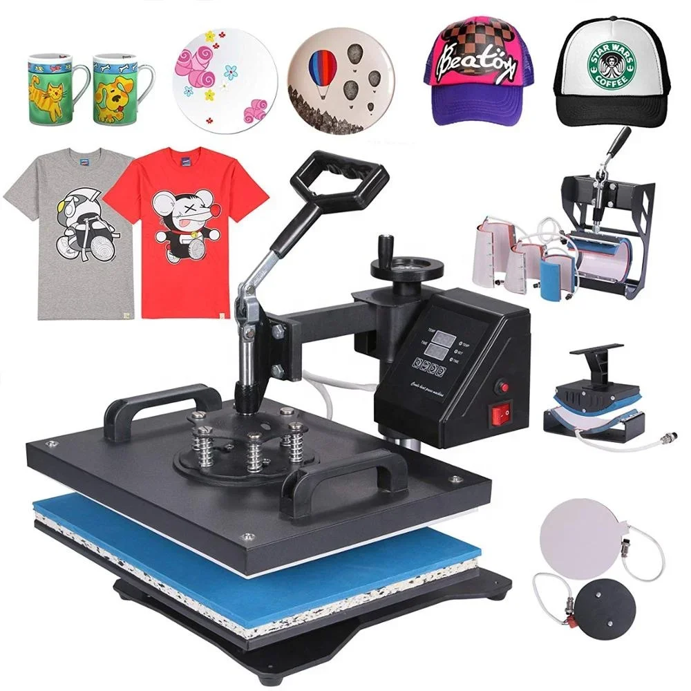 38x38 size 8 in 1 Combo Multifunction T-shirt Sublimation Flat Transfer hot Heat Press Machine
38x38 size 8 in 1 Combo Multifunction T-shirt Sublimation Flat Transfer hot Heat Press Machine
