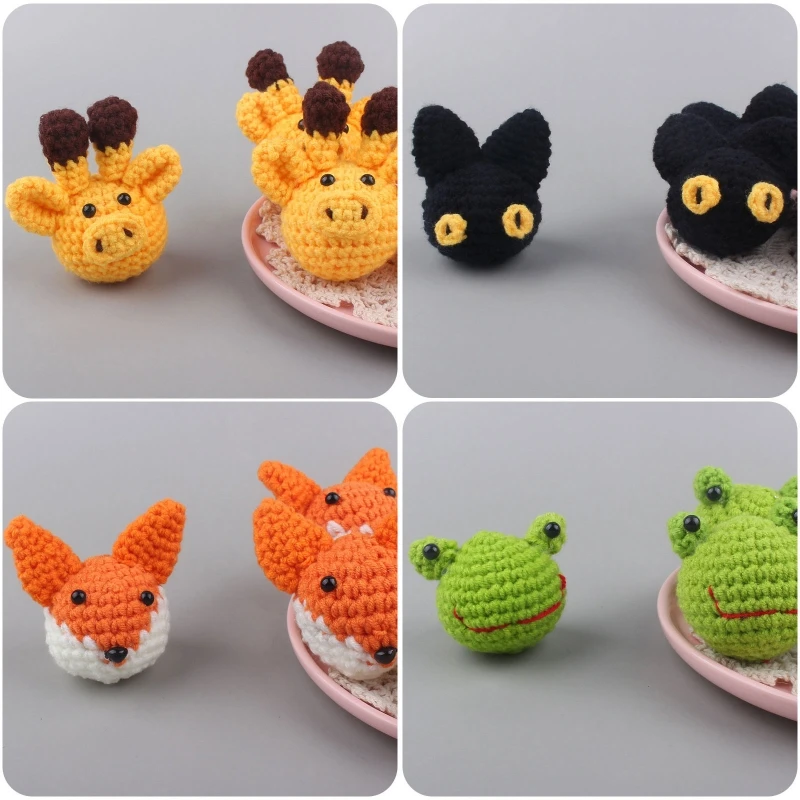 Handmade Crochet Animal for Head Knitting Beads DIY Baby Pacifier Chain Chewable Accessories Infant Newborn Teether Sensory Toy
Handmade Crochet Animal for Head Knitting Beads DIY Baby Pacifier Chain Chewable Accessories Infant Newborn Teether Sensory Toy