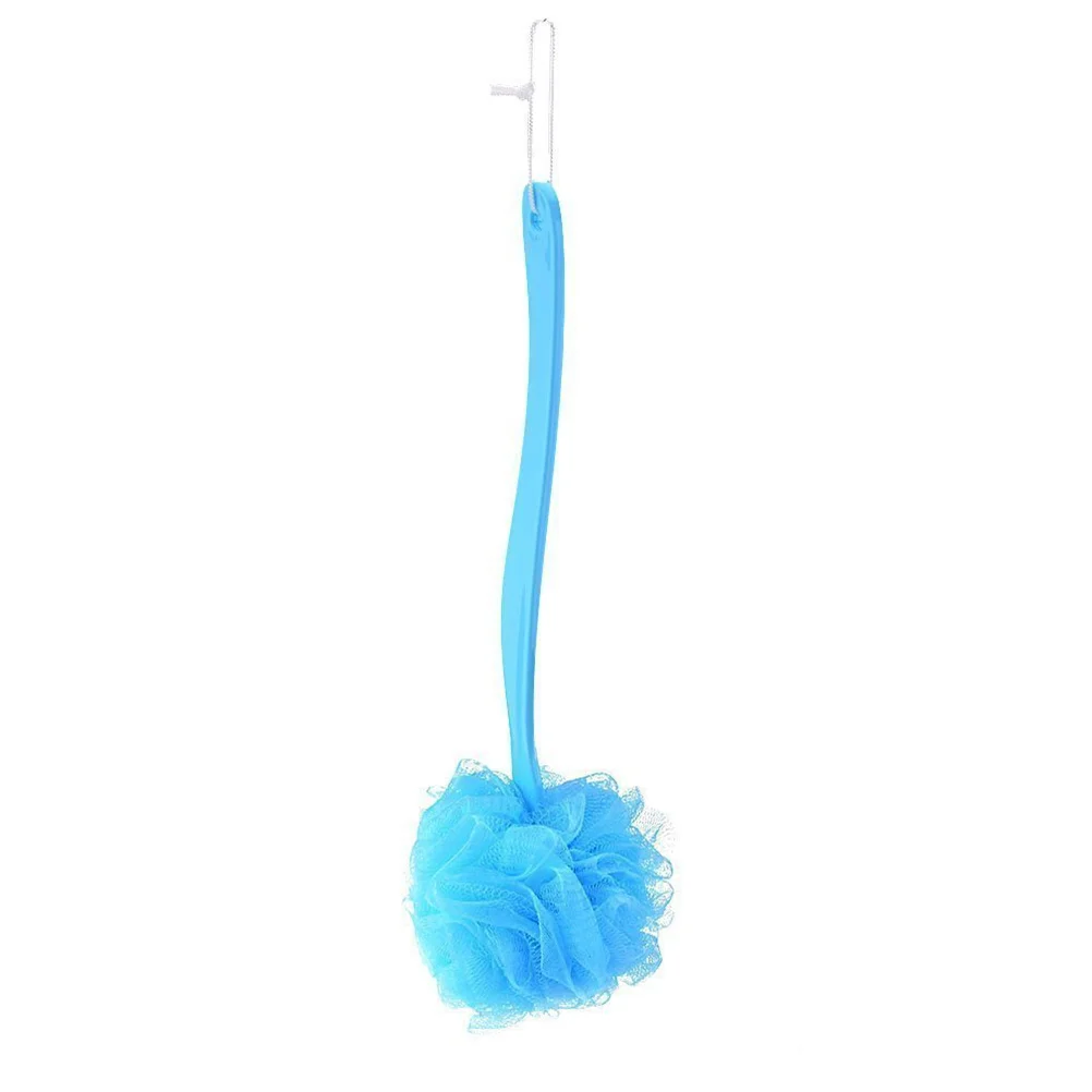 

Brush Shower Bath Scrubber Massager Long Massaging Wet Handle Exfoliating Circulation Blood Cleaner Supply Face Scalp