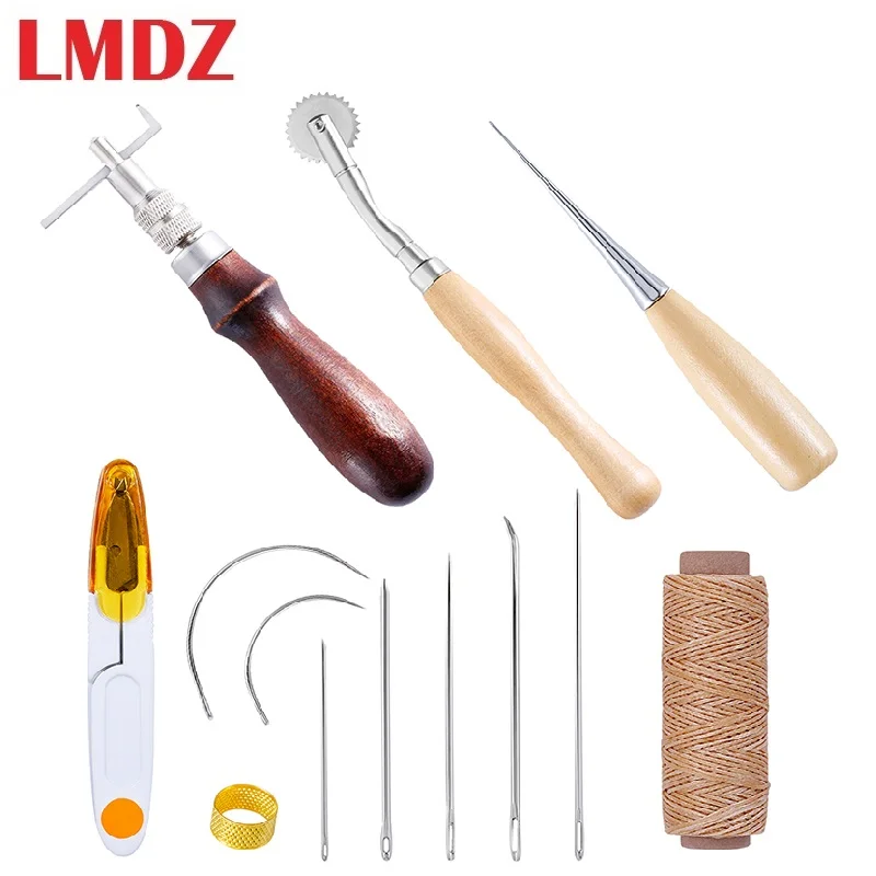 LMDZ Punch Tools Kit Professional Leather Craft Stitching Carving Working Sewing Saddle Groover Leathercraft Tools Set Kit DIY
LMDZ Punch Tools Kit Professional Leather Craft Stitching Carving Working Sewing Saddle Groover Leathercraft Tools Set Kit DIY