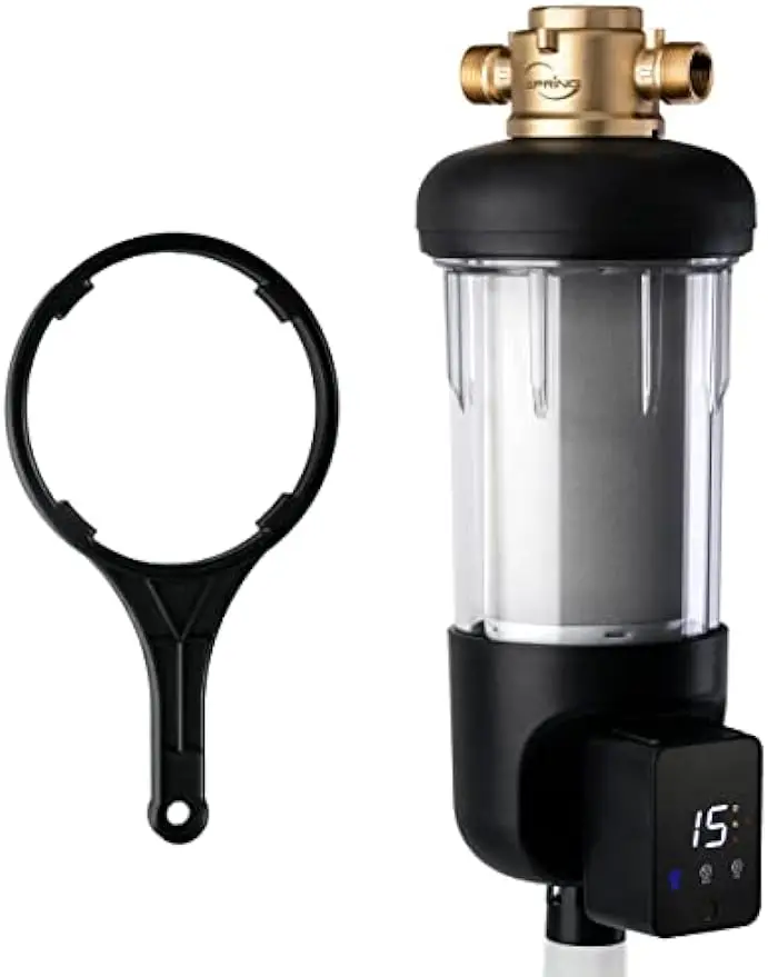 iSpring WSP50ARJ Spin-Down Sediment Water , Upgraded Jumbo Size, Large Capacity, Reusable with Touch-Screen Auto Flushing
iSpring WSP50ARJ Spin-Down Sediment Water , Upgraded Jumbo Size, Large Capacity, Reusable with Touch-Screen Auto Flushing