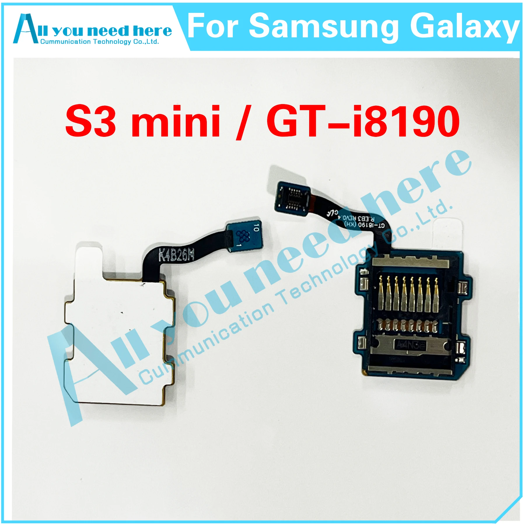 

Держатель для SD-карт для Samsung I8190 Galaxy S3 mini, считыватель SIM-карт, гибкий кабель, разъем памяти, внутренняя Замена