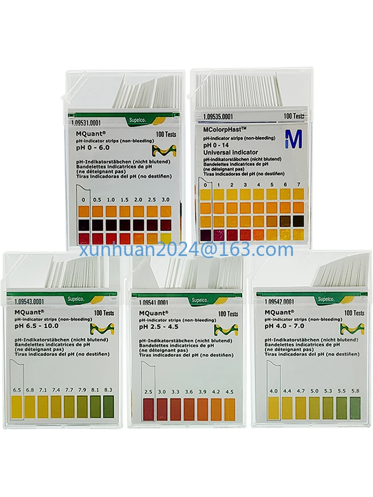 

PH Test Paper 1.09535.0001 Rapid Acidity and Alkalinity Test Strip High-precision Water Quality PH Value Testing