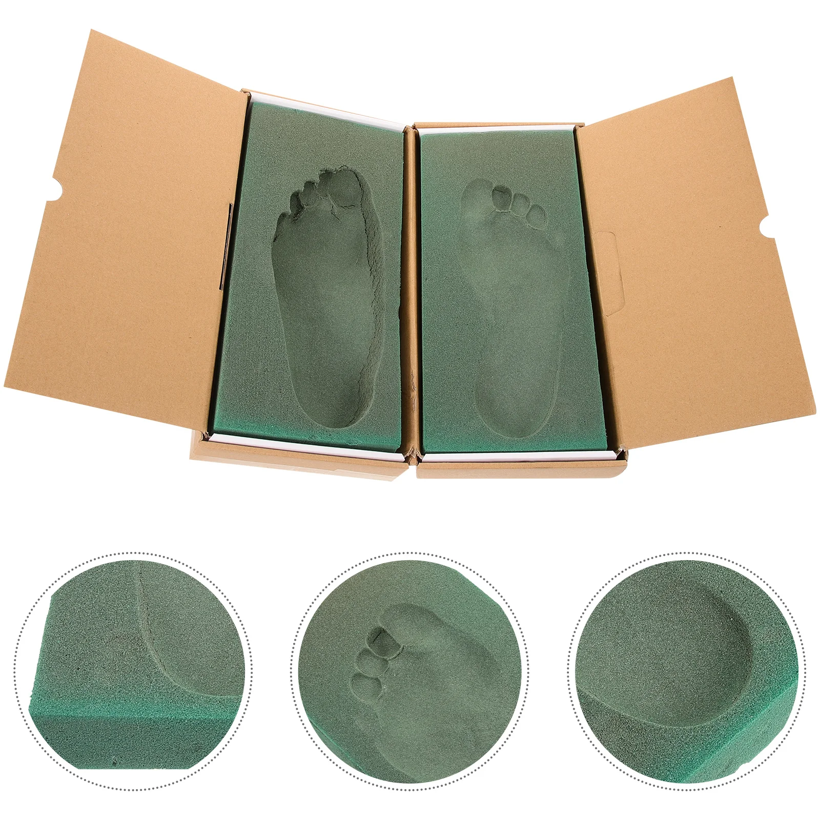 

Multi-Functional 3d Diy Footprint Foam Mold Box Box Footprint Shape Molding Box For Customizing Insoles Foot Orthotic