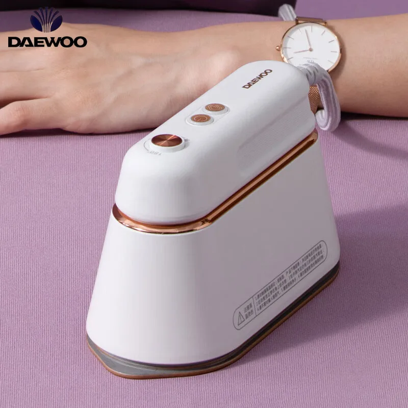 

DAEWOO Garment Steamer Iron 1000W Home Electric Steam Cleaner Portable Mini Hanging Mite Removal Flat Ironing Clothes Generator