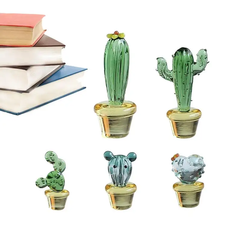 Glass Cactus Decor Car Center Console Ornaments 5pcs Handcrafted Adorable Durable Vivid Realistic Detail Mini Glass Cactus
Glass Cactus Decor Car Center Console Ornaments 5pcs Handcrafted Adorable Durable Vivid Realistic Detail Mini Glass Cactus