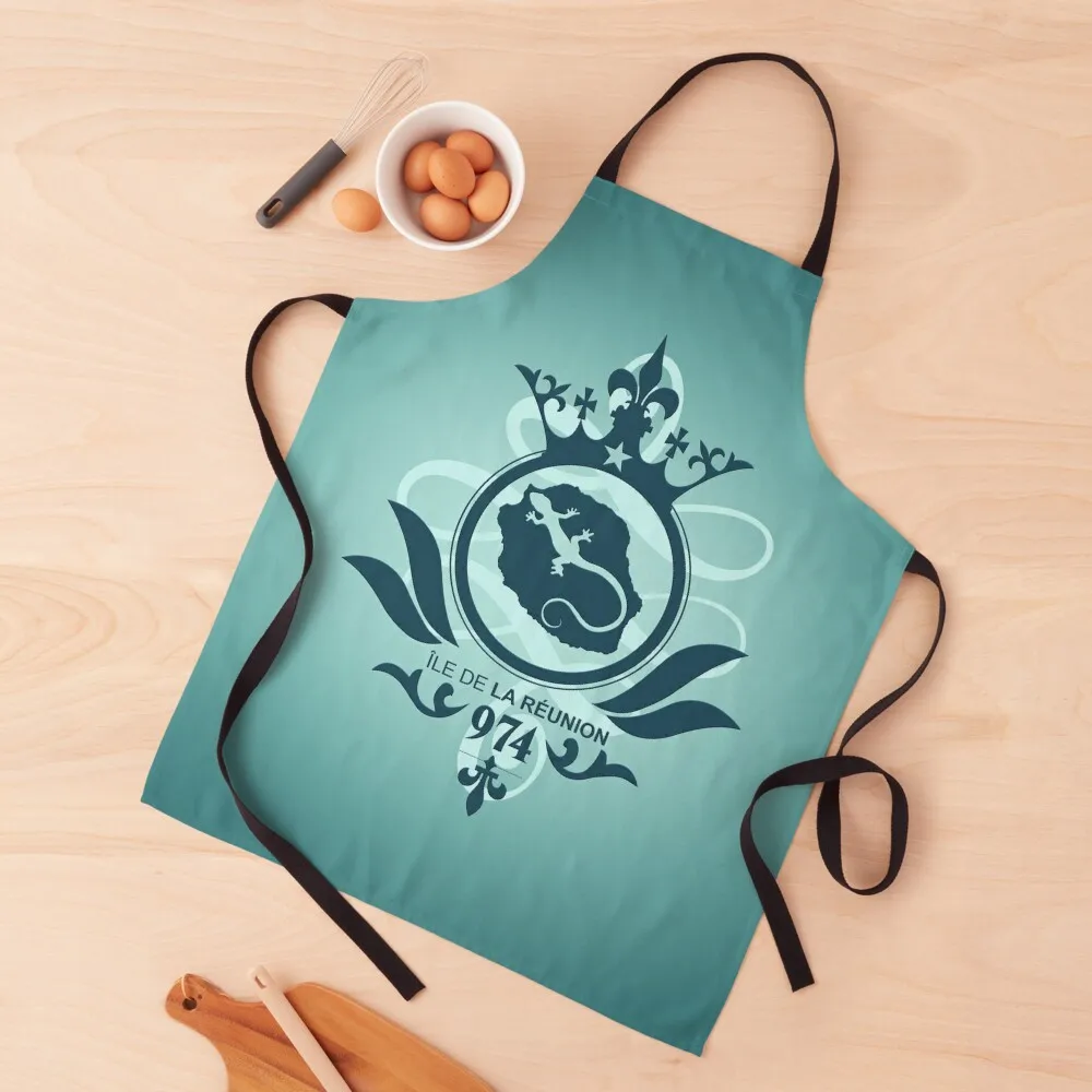 

Reunion Island - DX - Turquoise Apron Restaurant Kitchen Equipment Kitchen And Home Items Cooking Apron