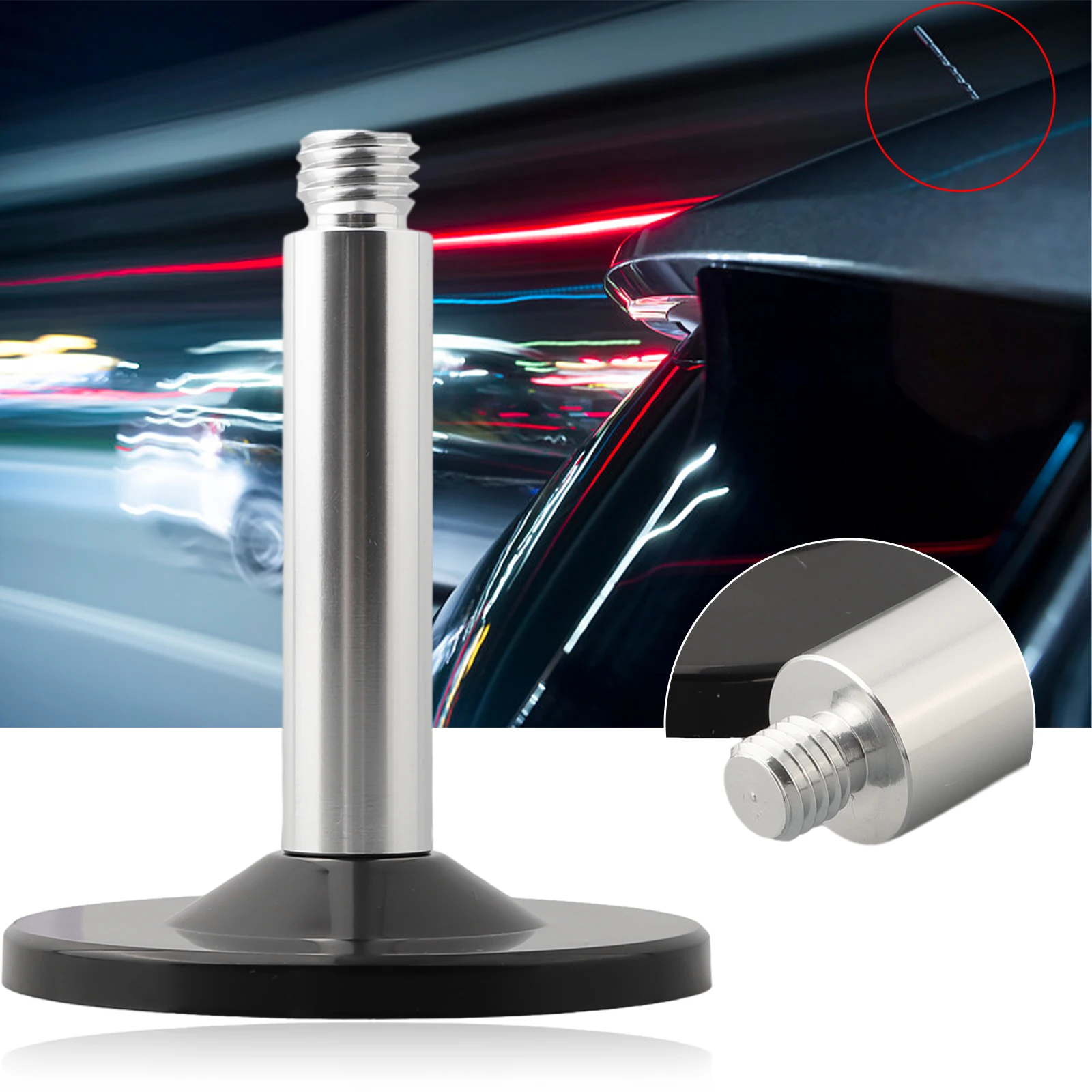 Plastic Shell Antenna Base Replacement 5/8-11 THREAD ADAPTER Accessories Black GPS GNSS ANTENNA MAGNETIC Parts New
Plastic Shell Antenna Base Replacement 5/8-11 THREAD ADAPTER Accessories Black GPS GNSS ANTENNA MAGNETIC Parts New
