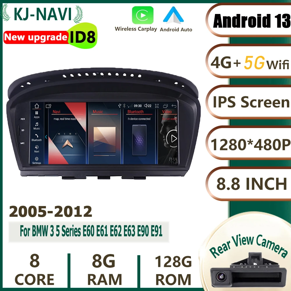 For BMW 3 5 Series E60 E61 E62 E63 E90 E91 IPS Screen Android 13 Carplay Radio Video Multimedia Navigation CCC CIC System
For BMW 3 5 Series E60 E61 E62 E63 E90 E91 IPS Screen Android 13 Carplay Radio Video Multimedia Navigation CCC CIC System