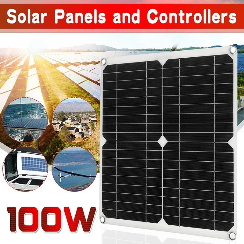 DC 18V 100W Solar Panel Monocrystalline Silicon Solar Charger Kit with 30A Controller Solar Battery for Power Bank
DC 18V 100W Solar Panel Monocrystalline Silicon Solar Charger Kit with 30A Controller Solar Battery for Power Bank