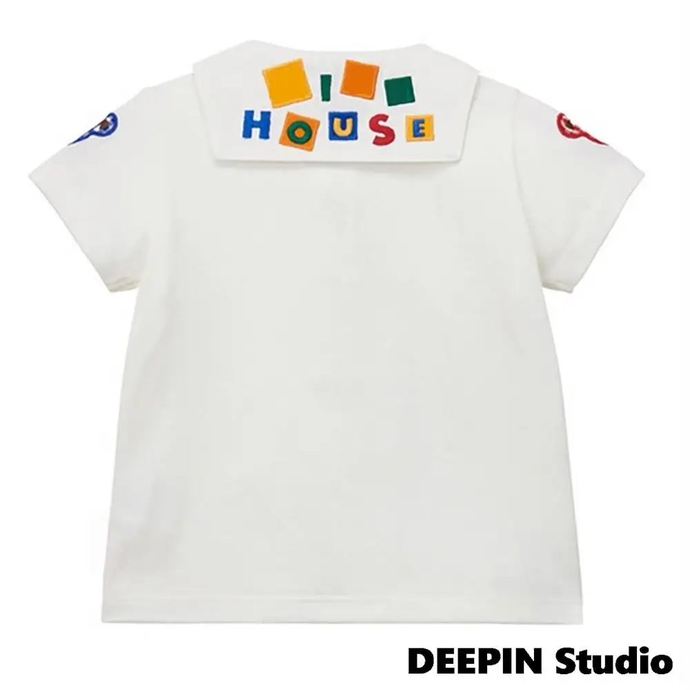 Children's Embroidered Short-Sleeved T-Shirt 2024 New Boys & Girls Embroidered Cartoon Cute Bear Polo Shirt T-Shirt Cotton Shirt
Children's Embroidered Short-Sleeved T-Shirt 2024 New Boys & Girls Embroidered Cartoon Cute Bear Polo Shirt T-Shirt Cotton Shirt