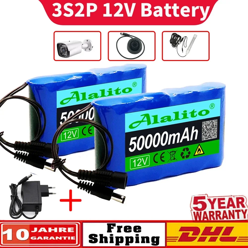 NEW 12V 50000mah Portable Super Rechargeable Lithium Ion Battery Pack Capacity DC 12.6v 30Ah CCTV Cam Monitor + Charger
NEW 12V 50000mah Portable Super Rechargeable Lithium Ion Battery Pack Capacity DC 12.6v 30Ah CCTV Cam Monitor + Charger