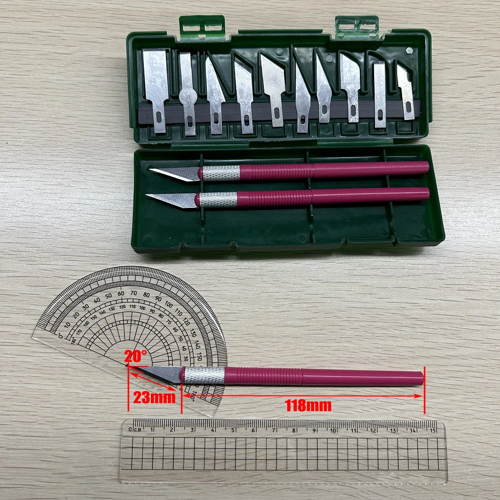 13Pcs/Set Art Carving Knives Cutting Blade With Box Paper Sticker Cutter Wood Carving Blade Non-Slip Hand Tool DIY Art Hobby Kit
13Pcs/Set Art Carving Knives Cutting Blade With Box Paper Sticker Cutter Wood Carving Blade Non-Slip Hand Tool DIY Art Hobby Kit