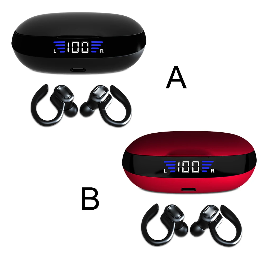 1 Pair Ear Hook Earphones Bluetooth-compatible Rechargeable Headset Digital Voice Control Headphones Low Latency
1 Pair Ear Hook Earphones Bluetooth-compatible Rechargeable Headset Digital Voice Control Headphones Low Latency