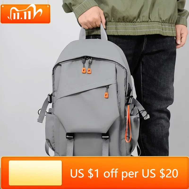 Men's Waterproof Backpack Simple Solid Urban Man USB Backpacks for Men Lightweight Commuter Laptop Backpack Trend School Bag
Men's Waterproof Backpack Simple Solid Urban Man USB Backpacks for Men Lightweight Commuter Laptop Backpack Trend School Bag