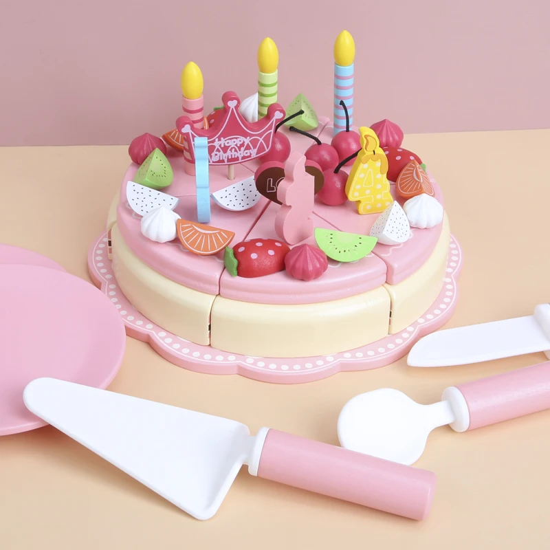 Children's Wooden Simulation Magnetic Cake Strawberry Double Birthday Cake Baby Pretend Play Kitchen Food Educational Toys Girls
Children's Wooden Simulation Magnetic Cake Strawberry Double Birthday Cake Baby Pretend Play Kitchen Food Educational Toys Girls