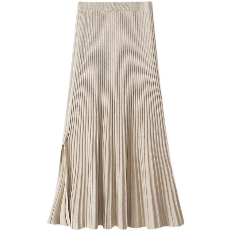 2022 Fall/Winter New Temperament Covers The Crotch And Shows Slim Side Split Midi Maxi Knit Skirt Free Shipping
2022 Fall/Winter New Temperament Covers The Crotch And Shows Slim Side Split Midi Maxi Knit Skirt Free Shipping