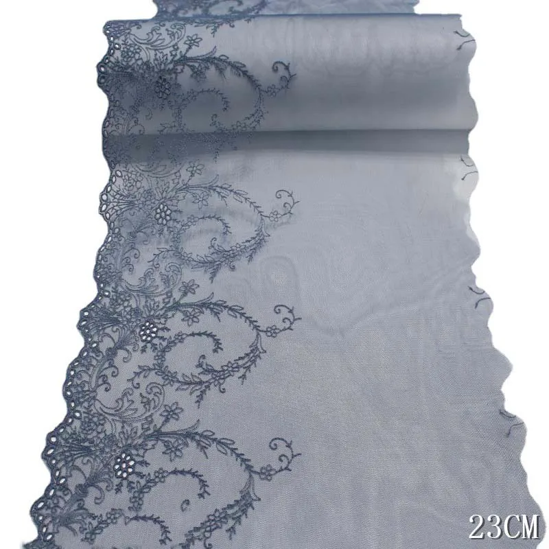 30Yards Blue Grey Mesh Embroidered Lace Trim For Sewing Clothes Accessories Bra Girl's Wedding Dress Fabrics
30Yards Blue Grey Mesh Embroidered Lace Trim For Sewing Clothes Accessories Bra Girl's Wedding Dress Fabrics