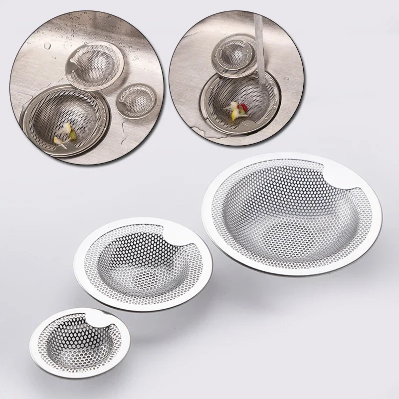 Stainless Steel Sink Strainer for Kitchen, Metal Bathtub, Hair Catcher Stopper, Shower Drain Hole Filter Trap, S, M, L
Stainless Steel Sink Strainer for Kitchen, Metal Bathtub, Hair Catcher Stopper, Shower Drain Hole Filter Trap, S, M, L